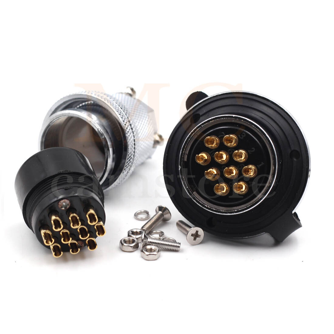 黒のXS、S、M、L を10 GX30 10-Pin 30mm Aviation Male Female Connector Connector | eBay