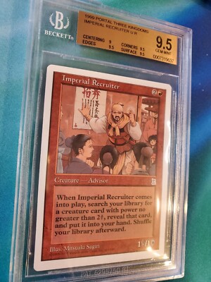 Imperial Recruiter * BGS 9.5 graded * MTG Portal Three Kingdoms