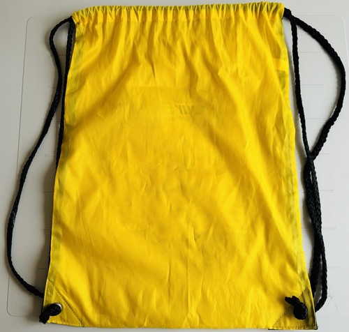 5-hour Energy Yellow Color Drawstring Backpack Travel Sports Bag Pre-Owned - 第 2/2 張圖片