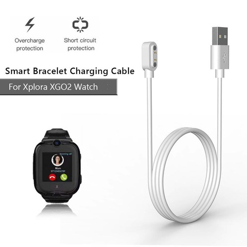 Magnetic Fast Charging Cable Kids Smart Watch Cord for Xplora XGO2 (White) - Zdjęcie 2 z 3