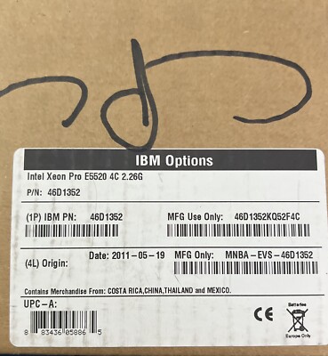 IBM Intel Xeon E5520 2.26GHz Quad-Core (46D1352) Processor