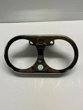 1973-82 HARLEY FX, XL OEM CHROME GAUGE HOUSING  FOR SPEEDO & TACH