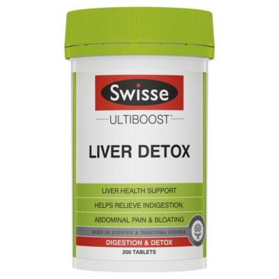 NEW Swisse Ultiboost Liver Detox 200 Tablets