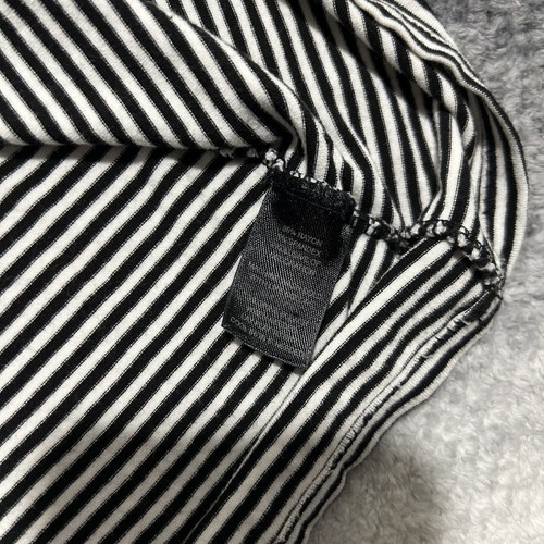White House Black Market Striped Cowl Neck Top Medium - Picture 5 of 7