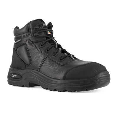 Reebok Work Women's 6'' Trainex Composite Toe Wateproof PR Sport Work Boot Black