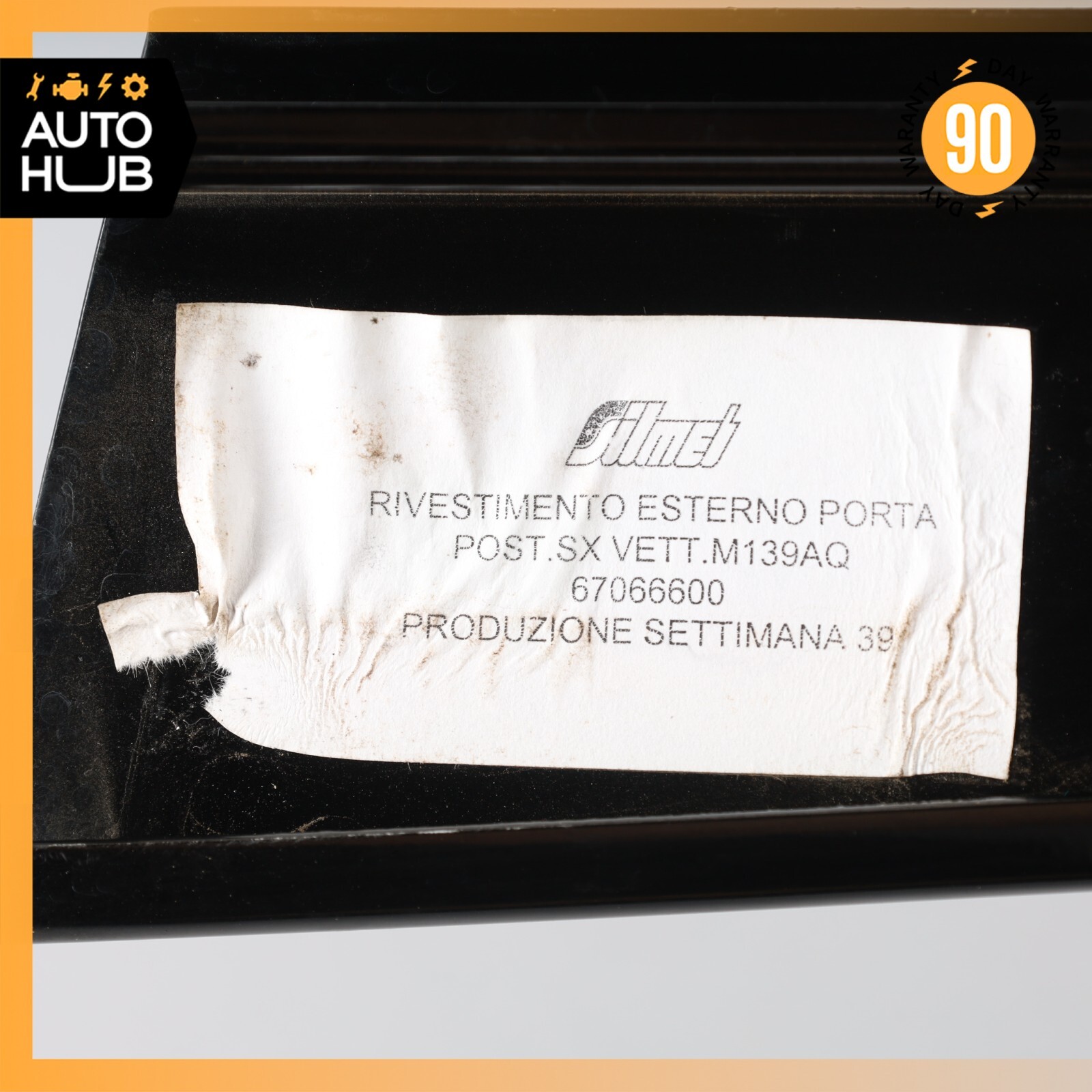 Maserati Quattroporte M139 Exterior B-Pillar Moulding Trim Rear Left Side OEM