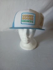 Nostalgic Rags Lockhart TX "Court House Nights" Trucker Hat Mesh Back NWT