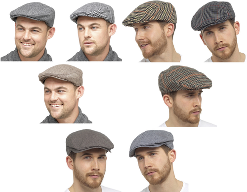 Mens Flat Caps Scally Bunnet Dai Cheese 