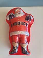 Coca Cola Santa Christmas Tin With 2 Unopen Decks Of Playing Cards Inside