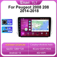 For Peugeot 2008 208 Series 2014-2018 Android Car Radio Multimedia Player GPS