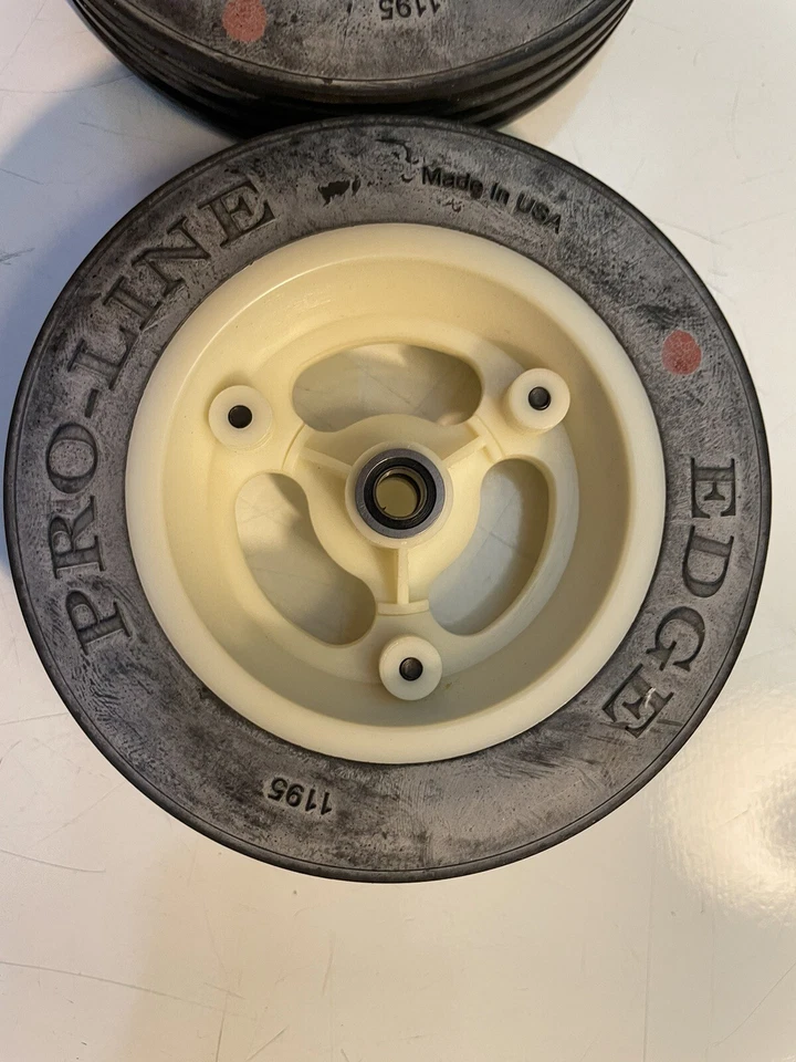 Pro-Line Tires And Wheels From RC10 Kit 6001 Associated Plus Rims Wheels - Image 3 of 4