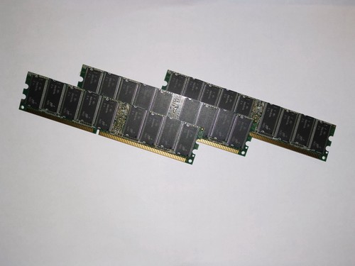 1GB DDR-266 server RAM DIMM PC-2100R Stec ECC Reg memory ALC72E8M128M8M-B75EWMFU - Picture 3 of 4