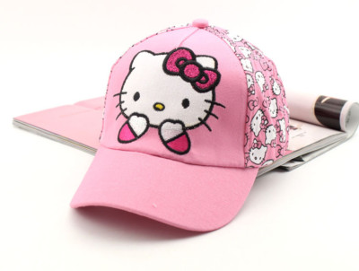 Cute Pink Hello Kitty Hat Cap Baseball Golf Ball Sport Hats Adjustable