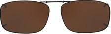 Havens Clip On Sunglasses Amber 56 REC 19 Unisex Adults
