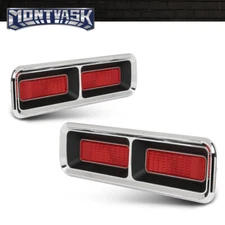 Fit For 1968 Chevrolet Camaro Tail Light Bezels+Gaskets+Lenses Left+Right