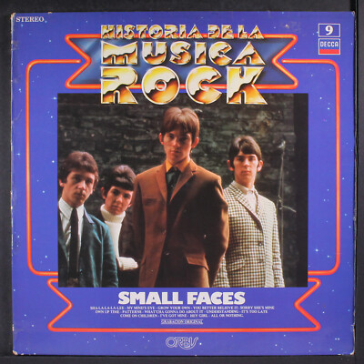 SMALL FACES: historia de la musica rock DECCA 12'' LP 33 RPM Spain