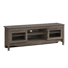 Techni Mobili Driftwood TV Stand Console for TVs up to 65" with Storage Shelves