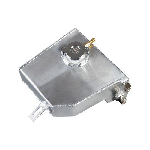 Aluminum Overflow Coolant Reservoir Tank Radiator For 240SX S13 Sr20det KA24DE - Picture 3 of 11