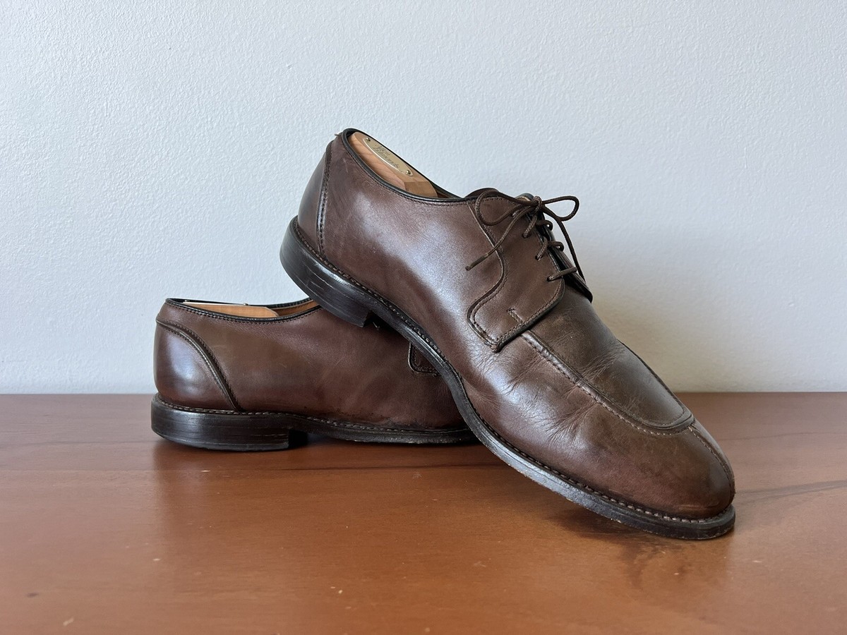 ALLEN EDMONDS 8464 Hancock Split Toe Leather Oxford Shoes 