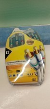 Phillips 24k Gold Plated Component Video Cables 12 Foot