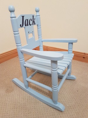 personalised childs rocking chair