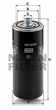 Mann-Filter WD 962/19 hydraulic filter, automatic transmission