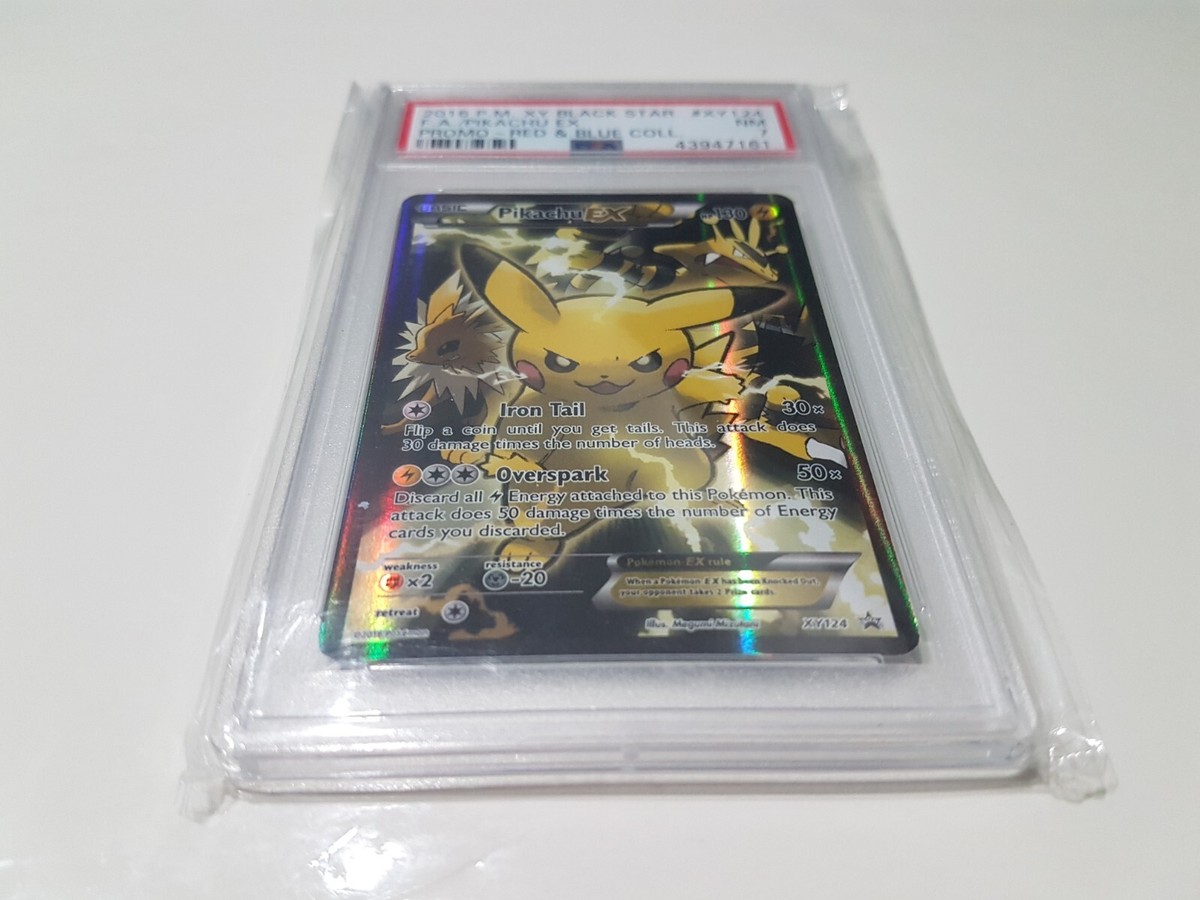 Pikachu EX Full Art #XY124 - XY Black Star Promos - Pokemon 2016