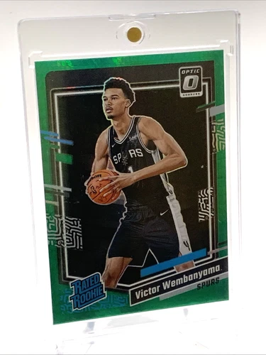 2023-24 Panini Donruss Optic - Rated Rookie Victor Wembanyama Green Hyper Prizm