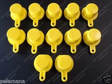 12 Blitz Yellow Spout Caps "Mr Yellow Cap" BLOW OUT SALE w Free Shipping 900302