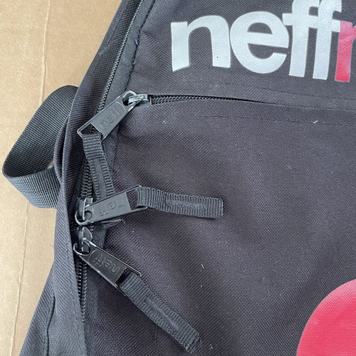 NEFF Backpack Black 17" neffmaus5 Graphics 2 compartments Bag. - Picture 4 of 12