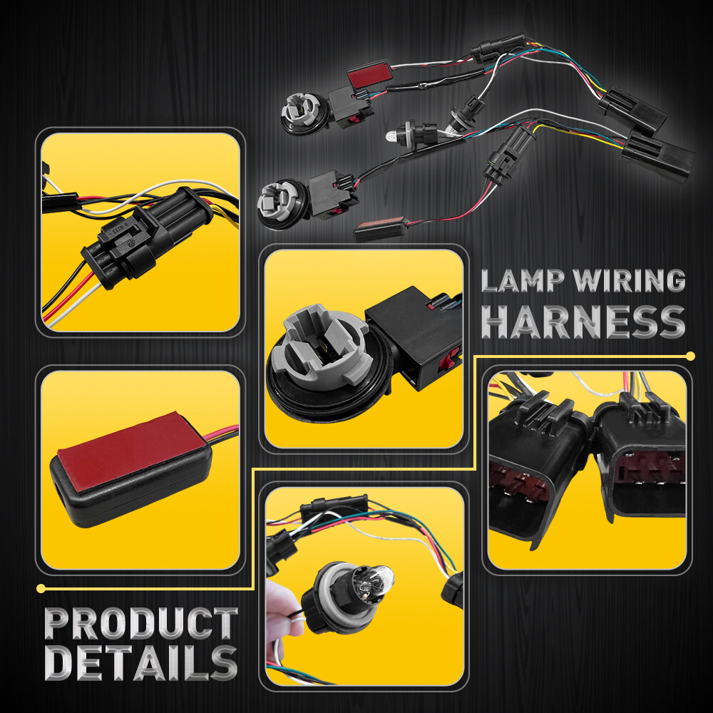 Rear Tail Light Wiring Harness for RAM 1500 2013-2022 2500 3500 OE 55277415AA