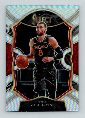 2020 Panini Select Basketball Silver Prizms Zach LaVine #14 PSA 9
