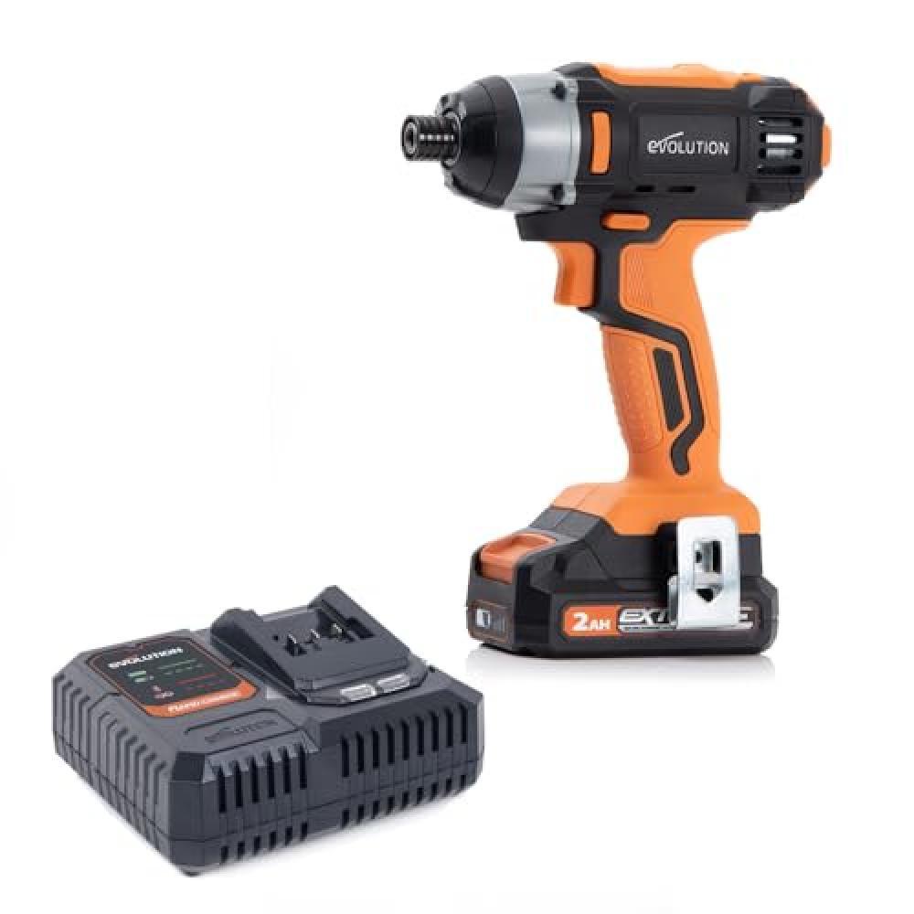 (TG. R180IDR-Li + Batteria + Caricatore) Evolution Power Tools R180IDR-Li Avvita