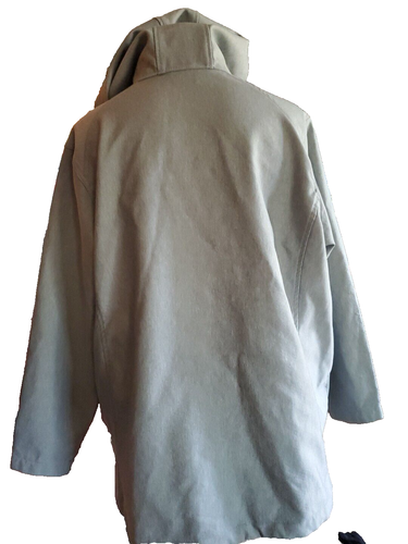BERNE Jkt- Women's 2XL (20-22) Gray Soft Shell Coat Workwear Hooded New - Picture 3 of 16