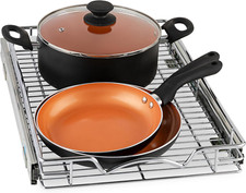 Pull Out Cabinet Organizer, Heavy Duty Caddy W/ Limited Warranty -14  W X 21  D -