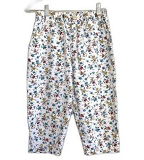 Vintage 1980s Capri Pants MEDIUM 22" - 26" Waist Hula Girl Pedal Pushers