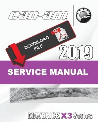 Can-Am 2019 Maverick X3 Turbo R Service Manual | eBay