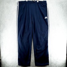 adidas men Essentials Warm-Up Tapered 3-Stripes Track Pants