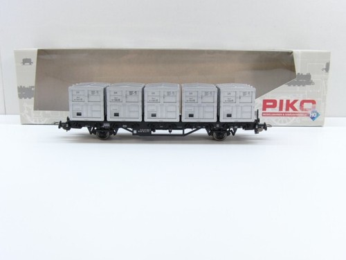 Piko H0 54426 Behältertragwagen, Lb4010, DR, DC, KKK NEM, NEU in OVP #42426 | Zustand: Gebraucht