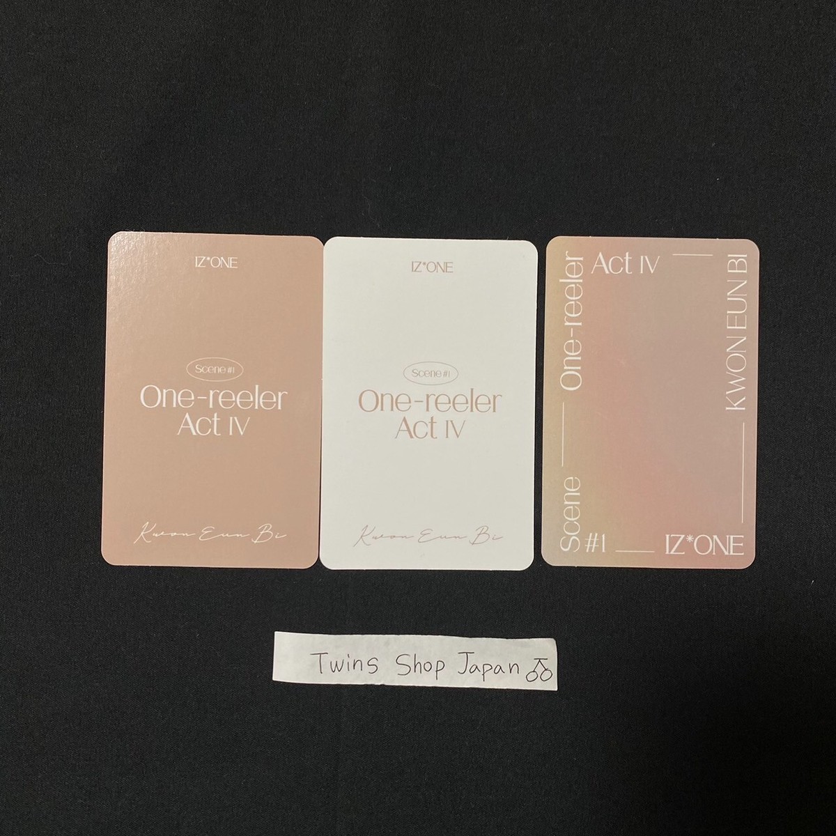 iz*one 4th mini album One-reeler Act IV Eunbi set Photocard