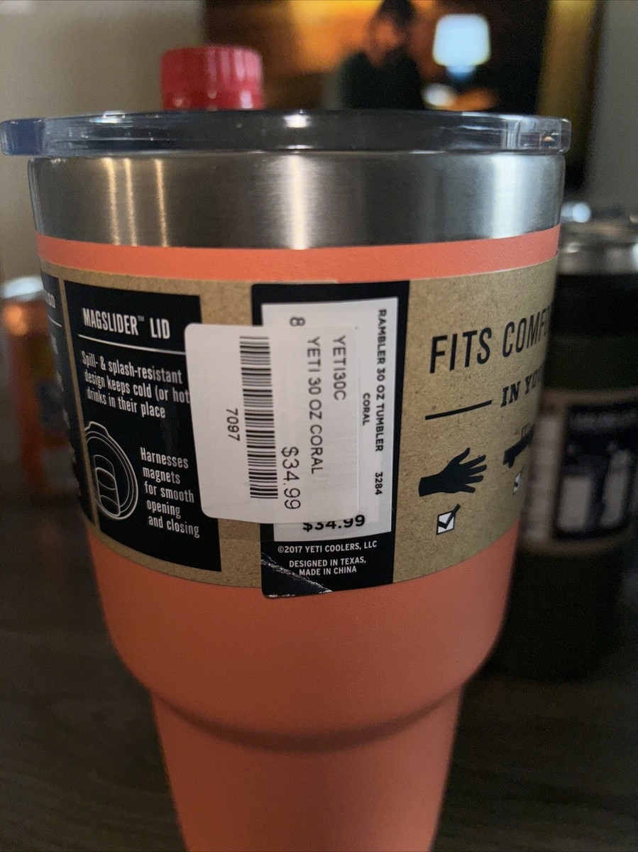 YETI CORAL 30 oz Rambler Tumbler 888830040799| eBay