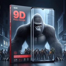 GORILLA 9D Glass For Samsung Galaxy S24 ULTRA S23 S22 Tempered Screen Protector