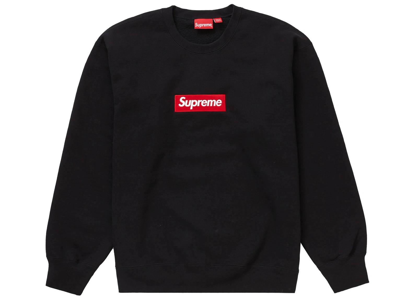 NEW Supreme Box Logo BOGO Crewneck Sweatshirt (FW22) Black Size Medium
