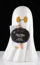New 2024 Spiritz Martha Stewart Ceramic Light Up LED 9" Ghost Decoration