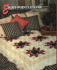 NEW EIGHT POINTED STAR ANNIE'S CROCHET QUILT  AFGHAN CLUB PATTERN INSTRUCTIONS