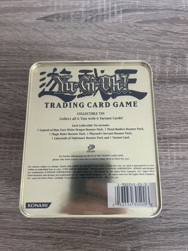 YUGIOH 2003 Kaiba XYZ Dragon Canon Collectors Tin LOB MRD MRL PSV LON Booster - Bild 2 von 6