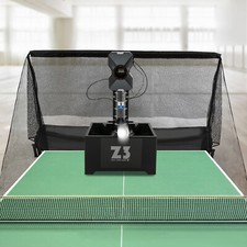 Automatic Training Table Tennis Ping Pong Ball Pitching Machine W/ 100 Balls Net