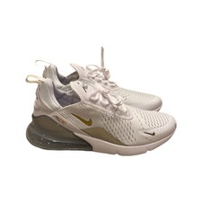 nike air max 270 men's white and gold