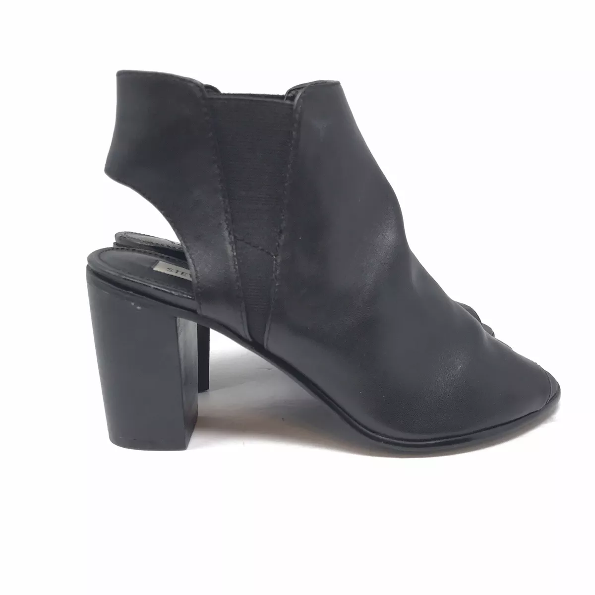 Steve madden booties peep best sale toe