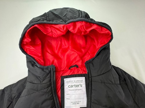 ✅NWOT ✅Carter’s Puffer Jacket ✅Packable ✅Black ✅Size 5-6 Medium ✅Warm - Picture 3 of 11